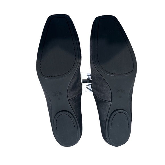 Zara Buckled Ballet Flats Size 7.5 - Picture 10 of 10